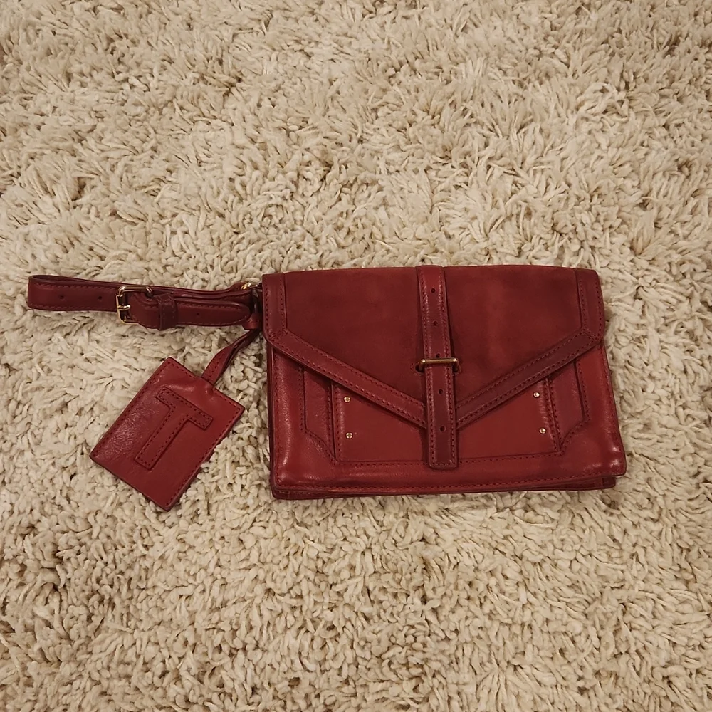 Authentic Tory Burch clutch purse wristlet - Picture 1 of 6